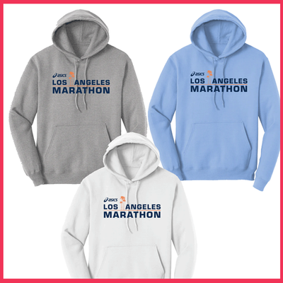 #ad SALE HOT 2026 Los Angeles Marathon Unisex Fleece Pullover Hoodie $36.99