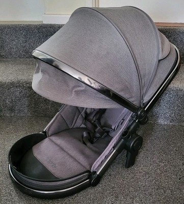 iCandy Peach 5,6 Sitzeinheit mit Verdeckhaube und 5-Punkt-Gurt dunkelgrau Köper