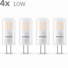 Philips LED G4 Capsule 1W = 10W Warm White 2700K 115lm 12V Low Voltage - 4 Pack