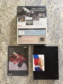 NEO GEO SNK THE SUPER SPY AUTHENTIC AES USA COMPLETE CIB CART MANUAL CASE US!