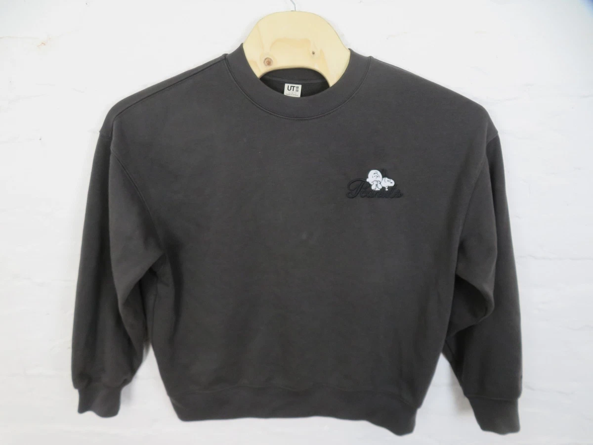 Light grey Uniqlo soufflé yarn sweater - Size S fits