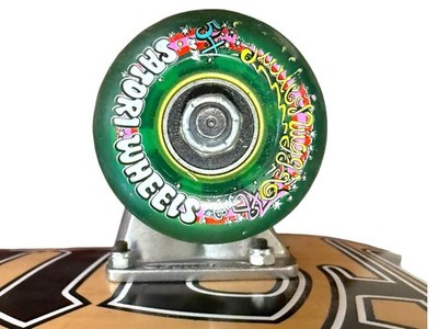 Fairman's Skateshop Gothic Logo Skateboard Deck, Bullet Trucks