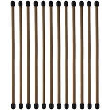 12X Nite Ize 6-inch GearTie Re-useable Twist Tie for Cables  More - Brown