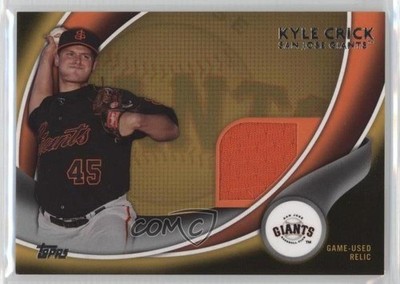 2014 Topps Pro Debut Duds Gold 30/50 Kyle Crick #DD-KC 0o9