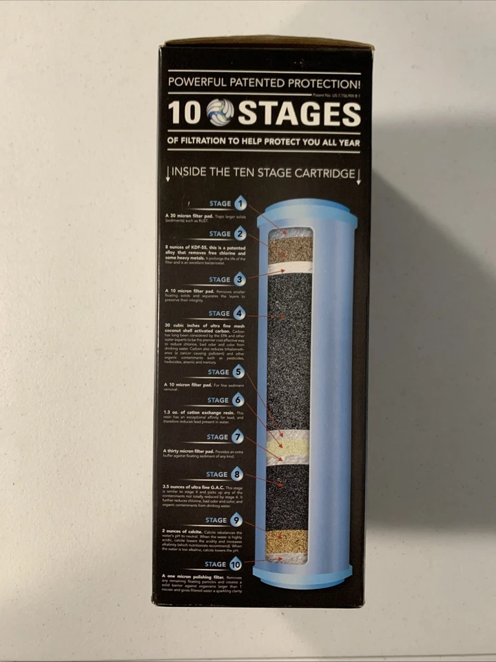 New Wave Enviro 10 Stage Countertop Water Filter System - White USA - Image 3 of 4