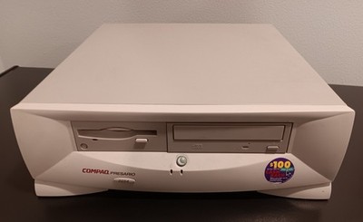 Vintage Compaq Presario 2254 PC | AMD-K6 266MHz 32MB RAM | 4GB HDD | Boots Win95