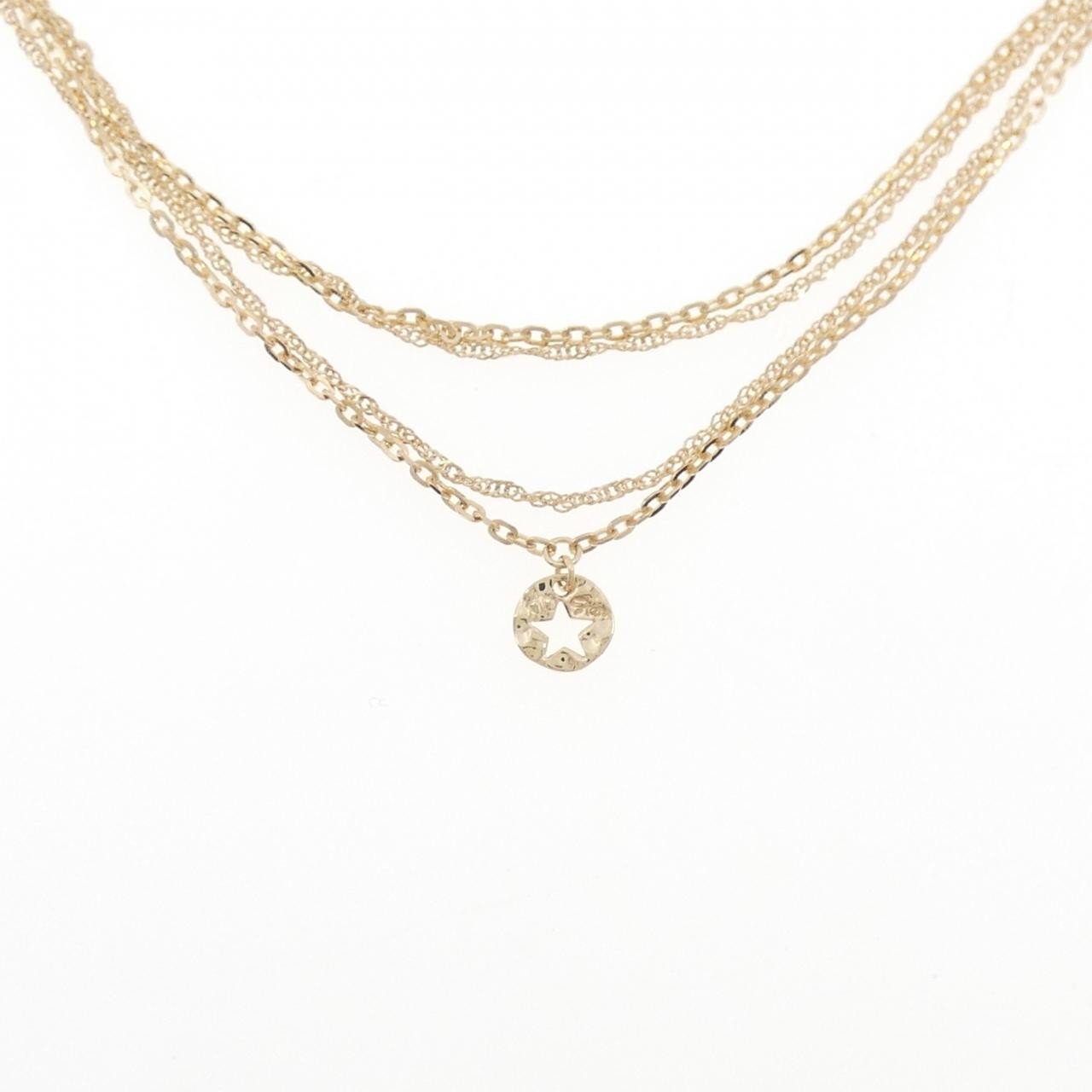 Authentic STAR JEWELRY K10YG Necklace  #260-008-143-8624