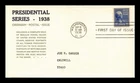 DR JIM STAMPS US COVER JAMES K POLK PRESIDENTIAL SERIES FDC SCOTT 816
