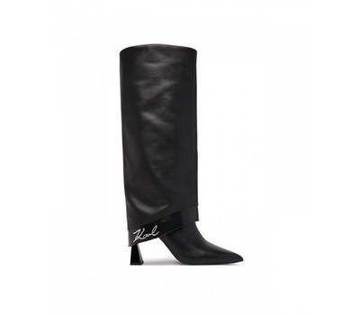Karl Lagerfeld Anfängerstiefel, Debutant Fold Hi Leg Boot
