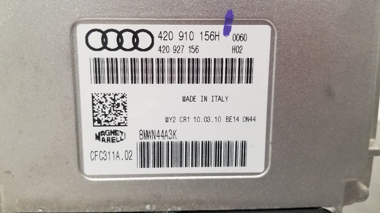 11 AUDI R8 5.2L R-TRONIC AUTOMATIC TRANSMISSION CONTROL MODULE 420910156H