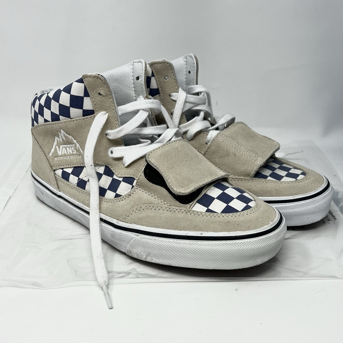Vans Mens Sz 10 Mountain Edition (Checkerboard) Turtledove