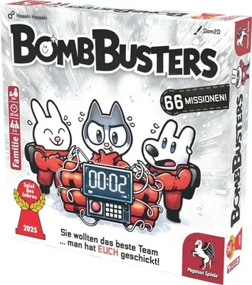 Bomb Busters | Pegasus Spiele | Brettspiel | Spiel des Jahres 2025 | NEU & OVP