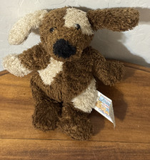 2000 Animal Alley Spotted Puppy Dog Brown Tan 7"