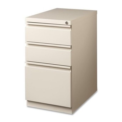 Lorell LLR49520 Mobile File Pedestal 15x19.9x27.8 Steel Putty