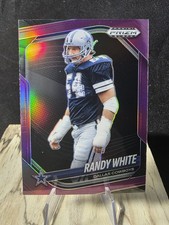 Randy White 2025 Panini Prizm Black NFL Purple Prizm /99 Dallas Cowboys #128 🔥
