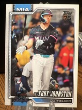 2026 Topps #317 Troy Johnston RC Miami Marlins