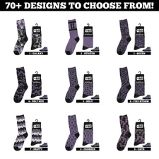 11 Mojave Canyon Purple Off Noir Violet Dust Sneaker Socks to Match T Shirt