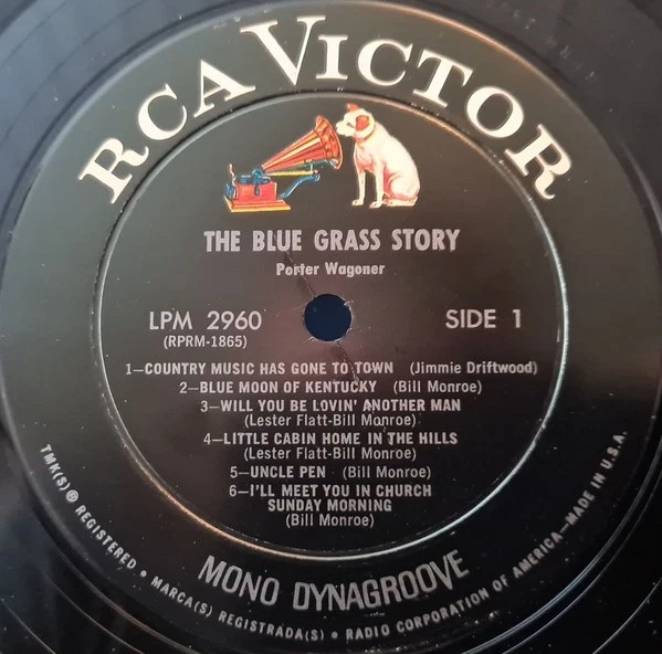 Porter Wagoner, The Bluegrass Story, (LP, Album, Mono), VG+, 3664383672 - Image 3 of 4