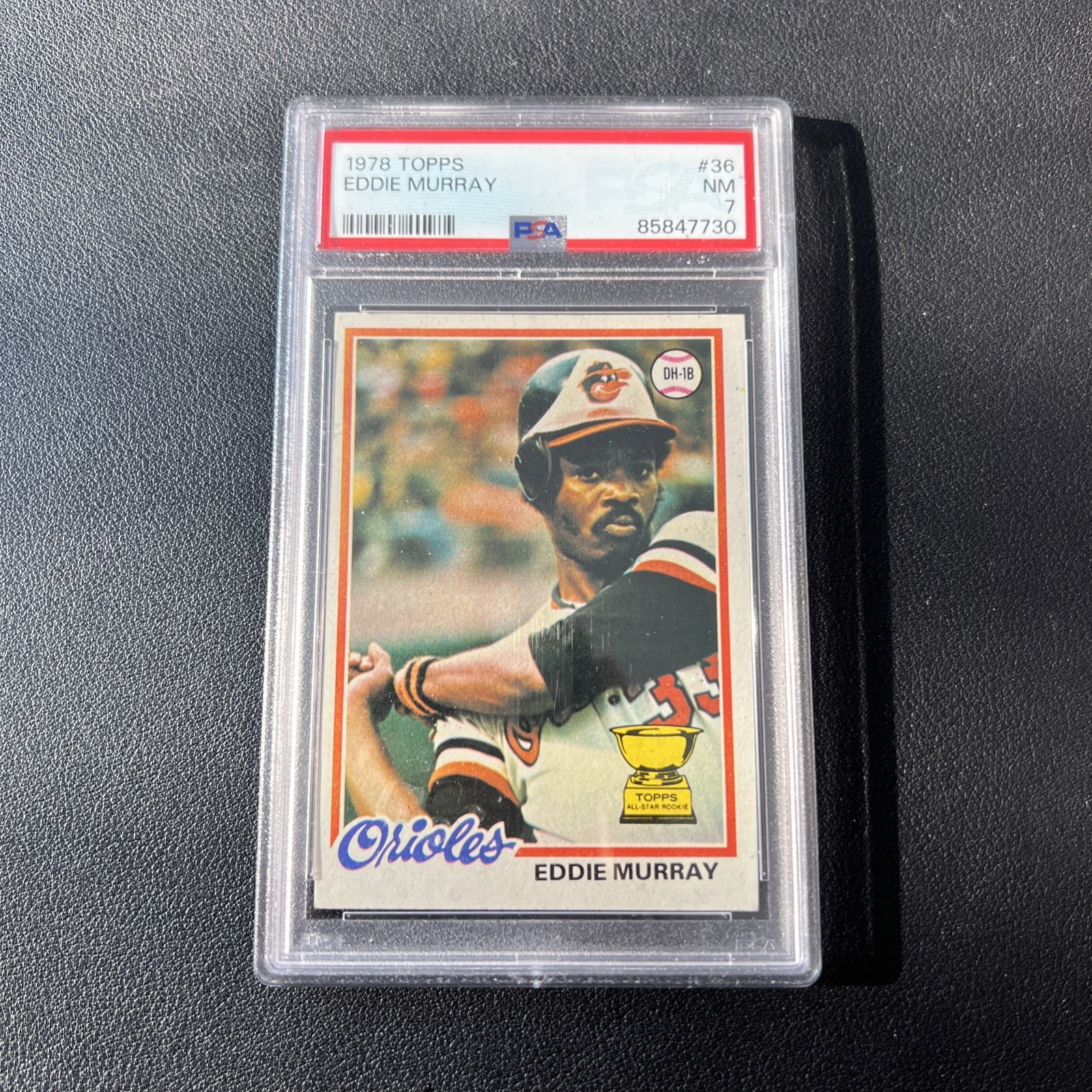 1978 Topps Baseball #36 Eddie Murray Rookie PSA 7 NMint Card
