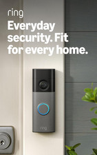 Ring Battery Doorbell newest model Retinal 2K with wide-angle video, up to 6