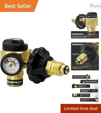 Nitrogen Purging Regulator Brass Heavy Duty 500psi Leak  1/4" SAE