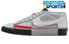 Nike Blazer Low Pro Club 'Wolf Grey University Red' Men