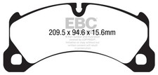 Ebc 2011-2017 Porsche Cayenne 3.6 Yellowstuff Front Brake Pads
