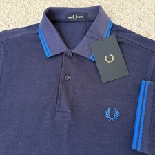 Image of BNWT Fred Perry M3600 S/Sleeve Polo Shirt Twin Tipped Dahlia Purple Mens Small