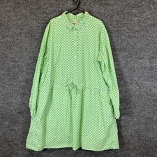 Gap Designed Crafted Popover Shirt Dress Drawstring Waist Size Xxl Retro Style