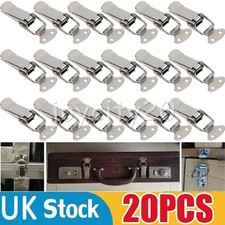 20X Steel Toggle Latch Catch Clamp Spring Loading Buckle Case Clip UK