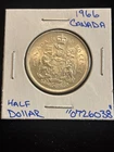 1966 Canada 50 Cents Canadian Silver Half Dollar “0726038” 50C