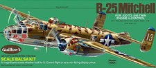Guillow North American B-25 Mitchell Balsa Wood 1:32 Model Aircraft Kit 711.20mm