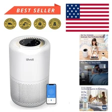 Efficient 3-in-1 Air Purifier with Sleep Mode & Smart Control - Up to 916 Sq Ft