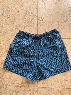 VTG Patagonia Baggies Swim Trunks   Men s Large  Penguin Squawk   Rare  PreOwned