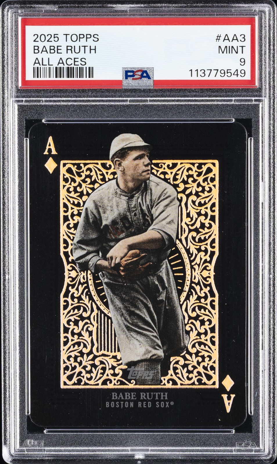 2025 TOPPS ALL ACES #AA3 BABE RUTH PSA 9