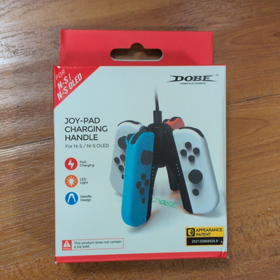 Dobe Charging Handle TNS-1180 for Nintendo Switch OLED, USB, LED, Fast Charging