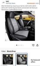 Hkz Fit Rav4 Car Seat Cover Set For 2013 2014 2015 2016 2017 2018 Toyota Rav4