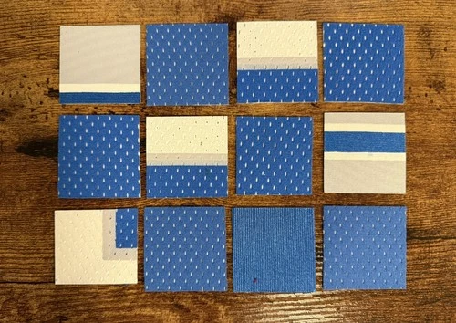 Lot of Barry Sanders Detroit Lions Game Used Worn Patch Swatch NFL NO COA CARD