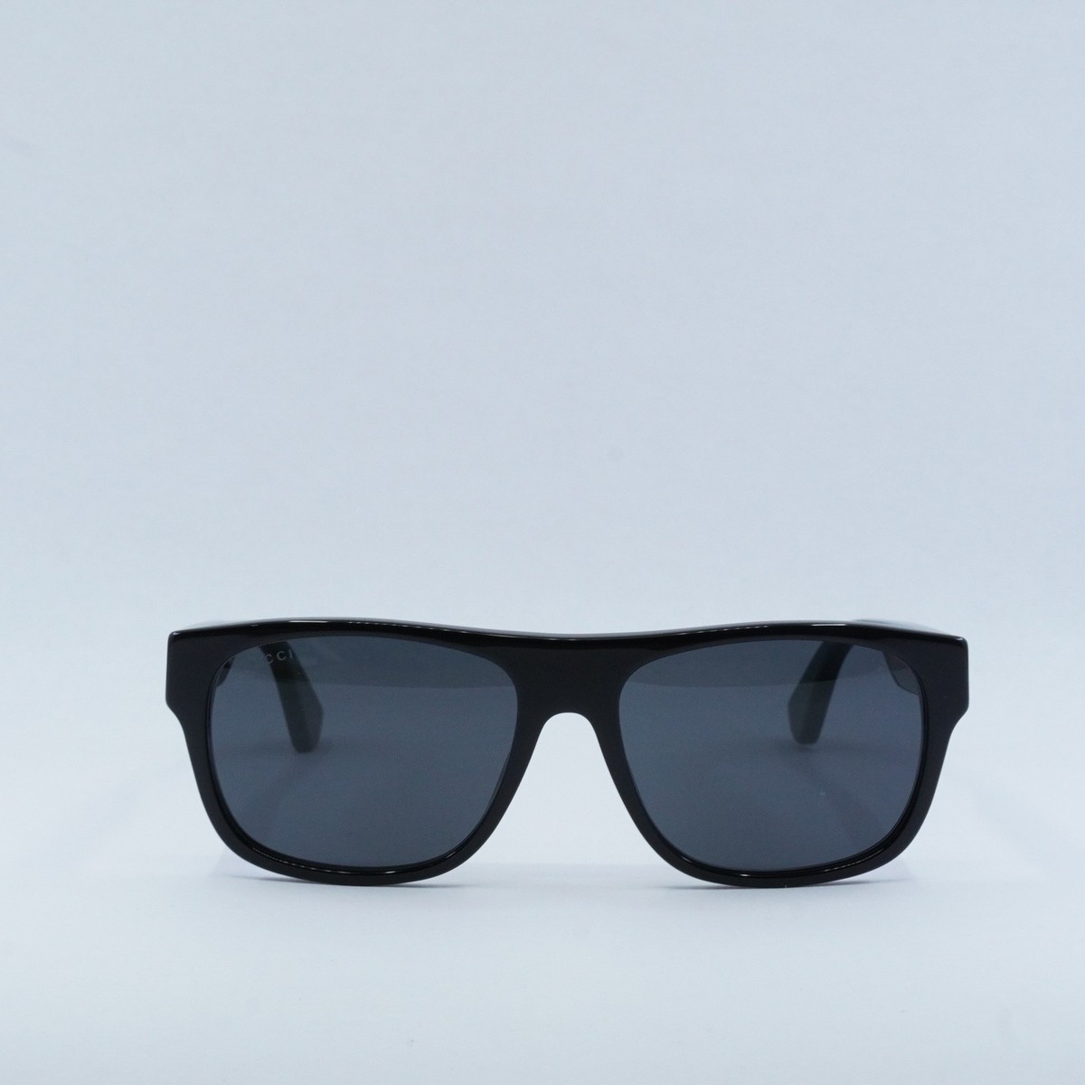 GUCCI GG0341S 001 Black And Green With Red Stripe/Grey 56-17-150