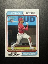 Bubba Thompson 2023 Topps Heritage #157 Texas Rangers Rookie RC