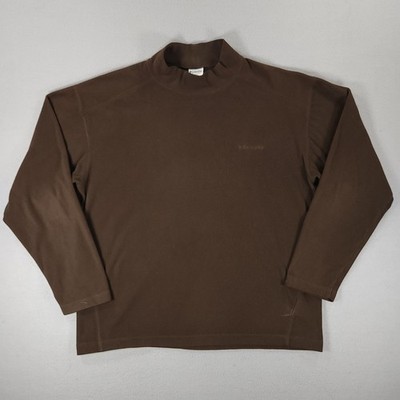 Vintage Columbia Microfleece Mens M Mock Neck Sweatshirt 90s Outdoor