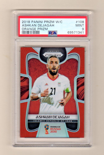 Ashkan Dejagah [Orange Prizm] #108 2018 Panini Prizm World Cup card