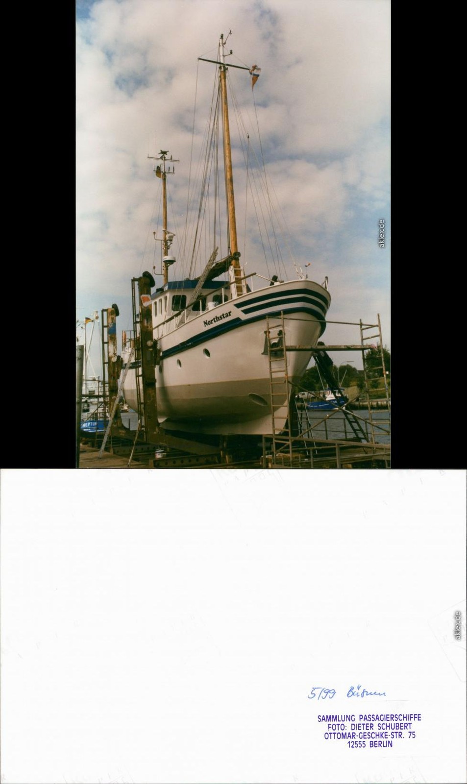 Postal barco "Northstar" 1999 foto privada