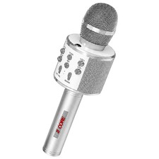 5 Core Microphone Wireless Karaoke Mic with Speaker Portable Bluetooth Microfono