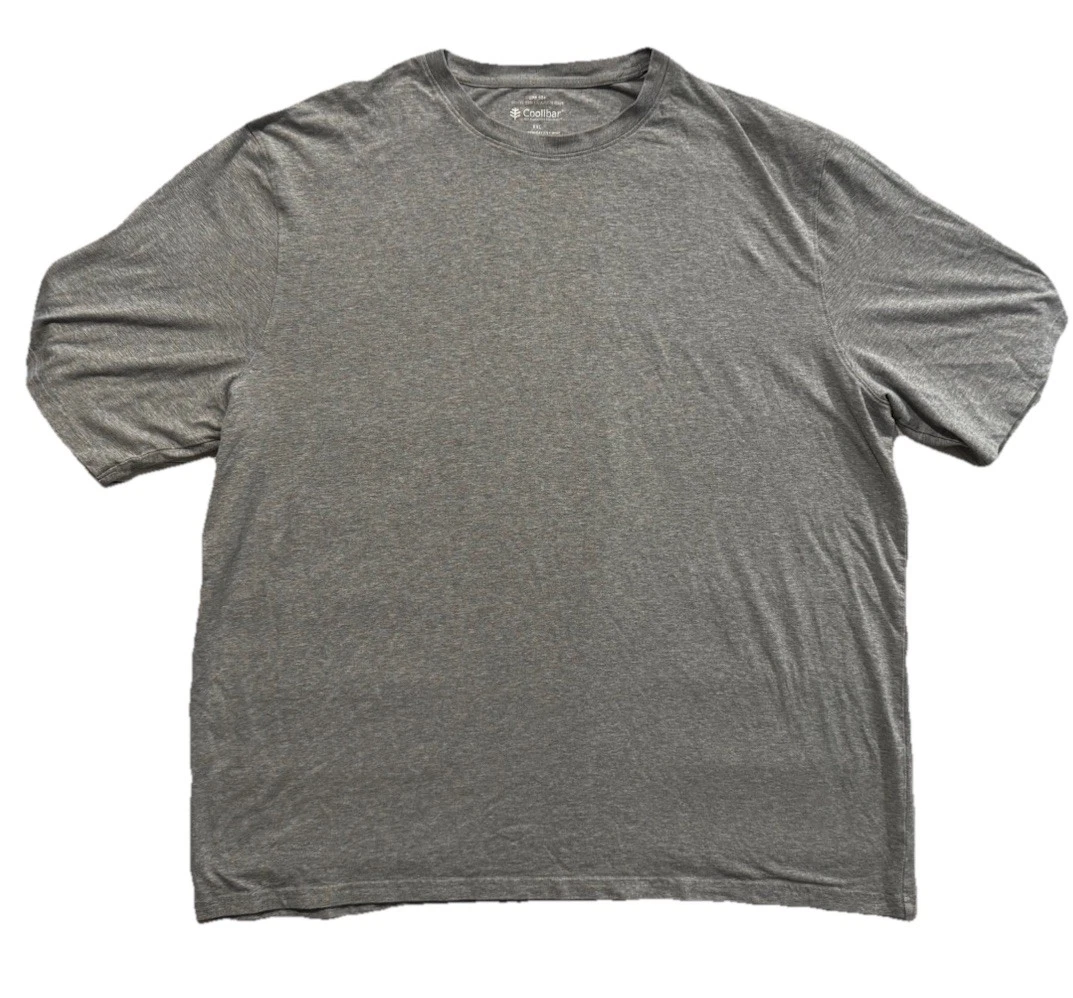 Coolibar Morada Everyday SS Shirt Sz XXL 2XL Gray UPF 50+ Sun Protection Active