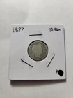 1897 Barber Dime - 90% Silver Coin