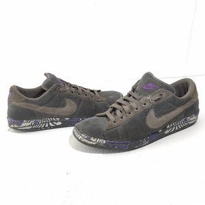 Nike 2007 hombres 10 Gris Pana púrpura 305042-021 Low Top Tenis Zapatos |  eBay