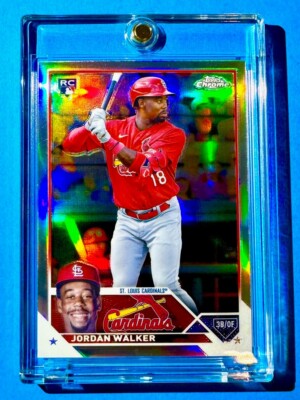 その他 Topps Jordan Walker Jordan Walker RARE MINT SILVER REFRACTOR ROOKIE CARD TOPPS CHROME