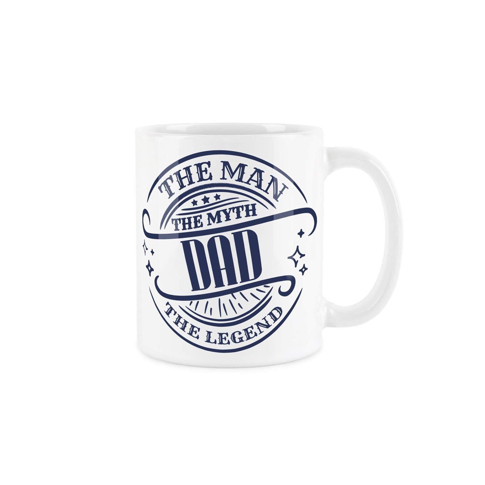 Fathers Day Gift Mug - The Man, The Myth, The Legend Ceramic Gift for Dad