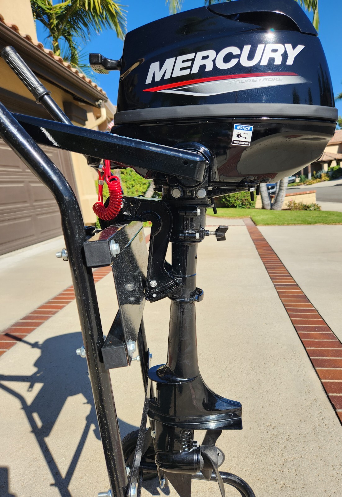 Mercury 3.5 HP 15" Shaft Outboard Motor Excellent Condition Under